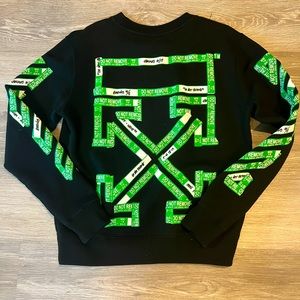 FW 2020 OFF-WHITE ARROWS Crewneck Sweater Size L abloh SSENSE exclusive